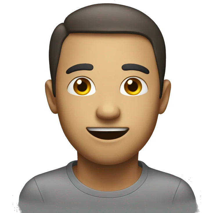 face with words talking emoji
