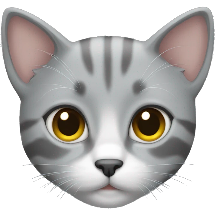Grey kitten  emoji