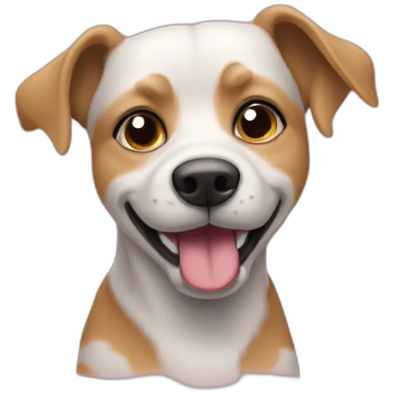 Chien sur voiture emoji