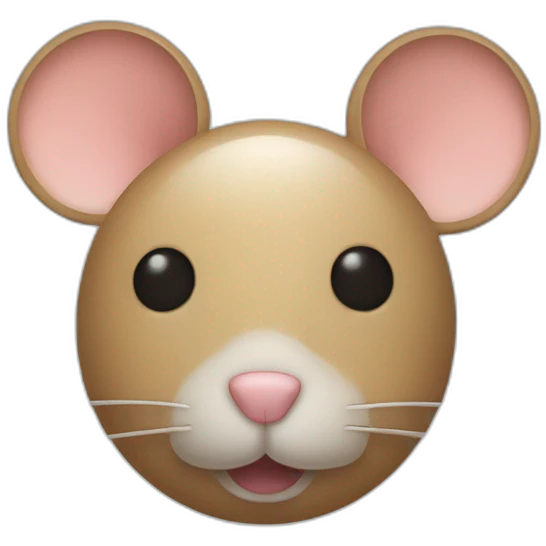 Mouse with band aid emoji