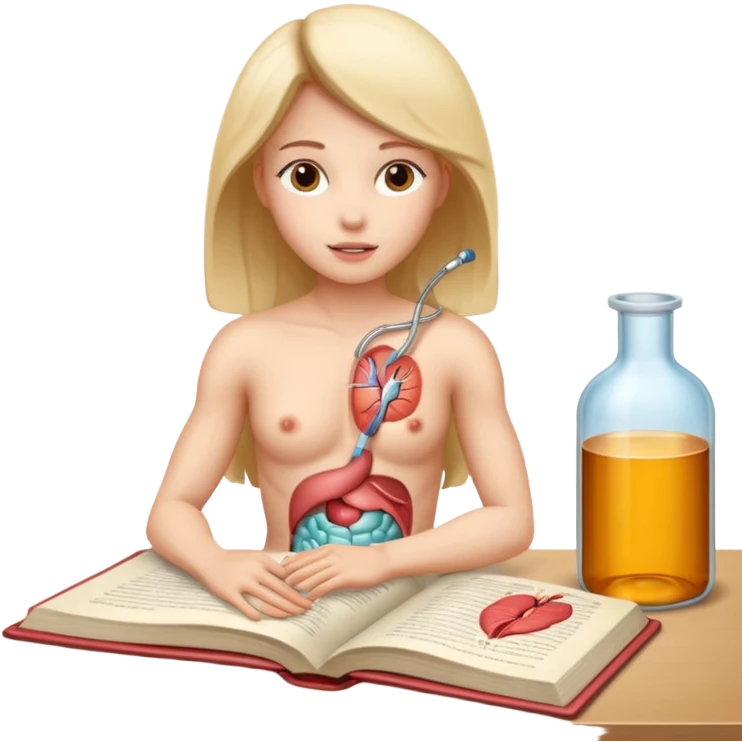 female anatomy books emoji