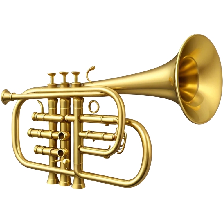 Trumpet with limbs emoji