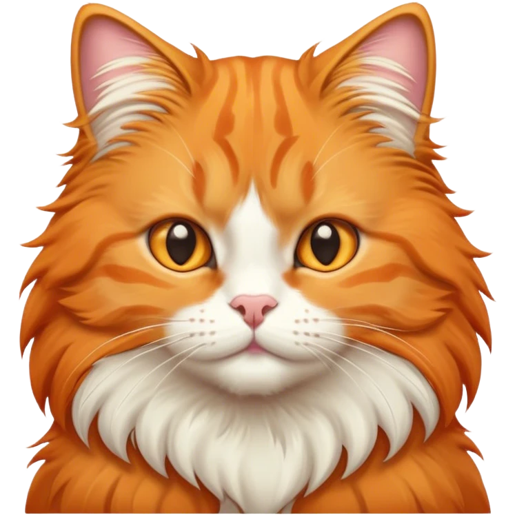 Orange fat cat  emoji