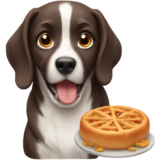 Hungry dog emoji