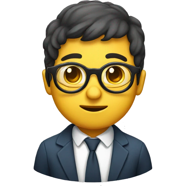 round big glasses  emoji