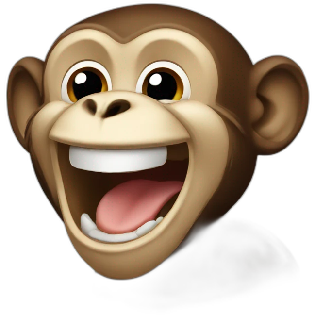 monkey laughing emoji