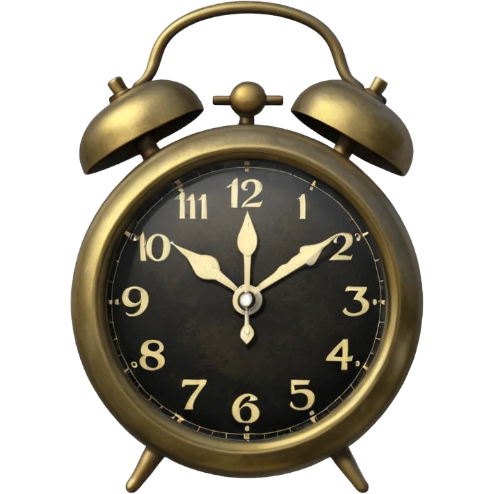 старый будильник emoji