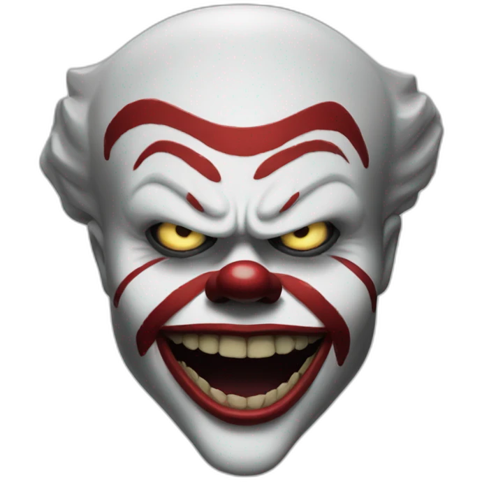Ghosteface pennywise emoji