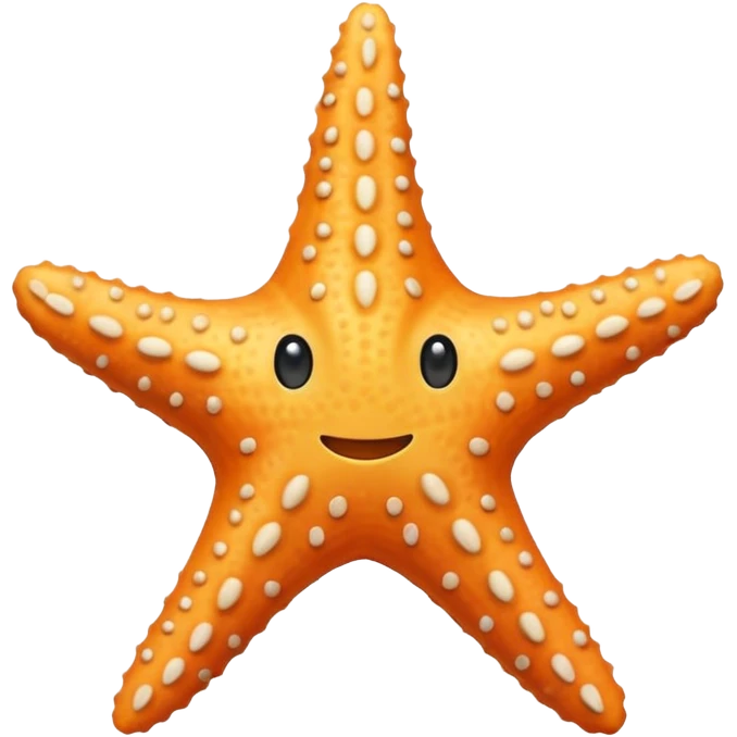 off white star fish emoji