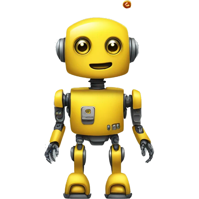 robot yellow emoji