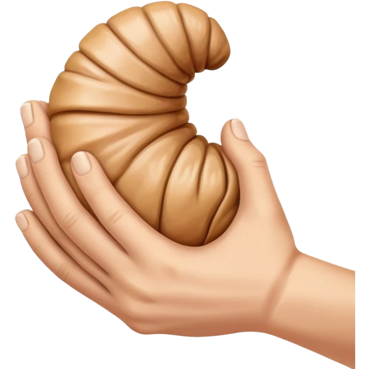 hand golding prolapsed anus emoji