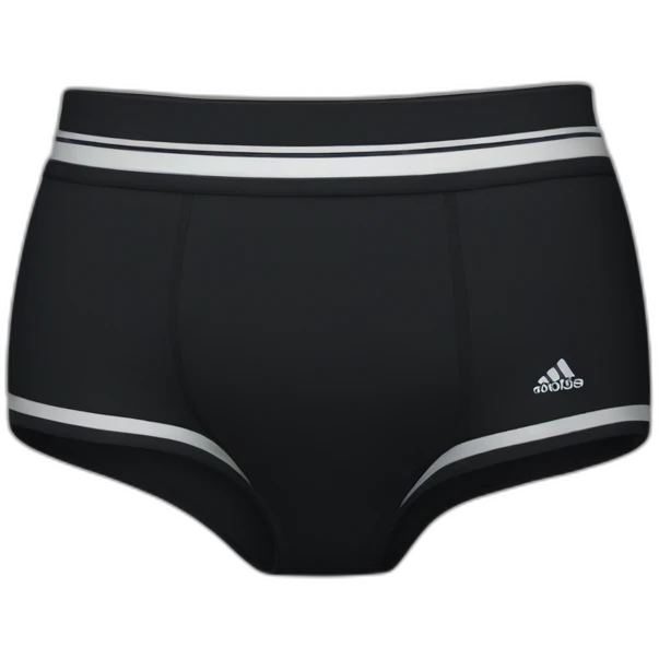 adidas black knickers emoji