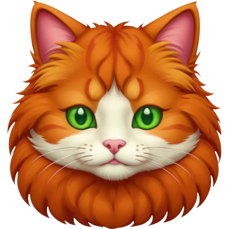 red cat emoji