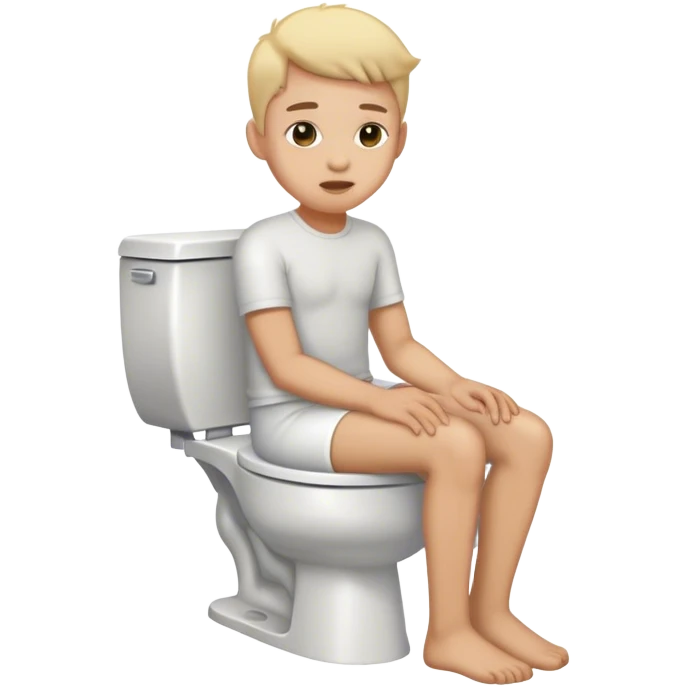 Me on a toilet emoji