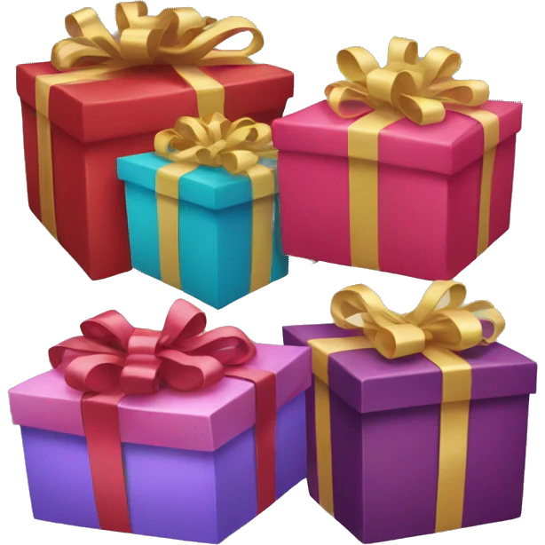 Group of presents emoji