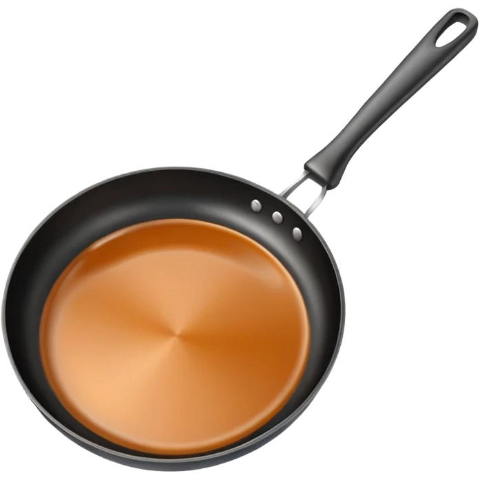 Black empty Fry Pan emoji