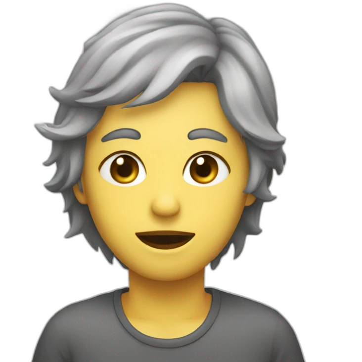 Chat rouje qui pleure emoji