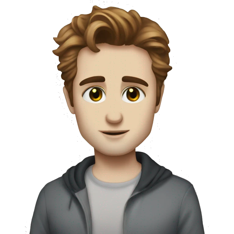 Edward Cullen from twilight being pregnant  emoji