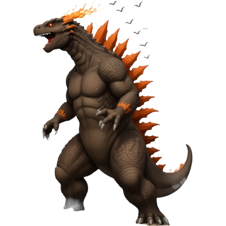 godzilla attacking ny emoji