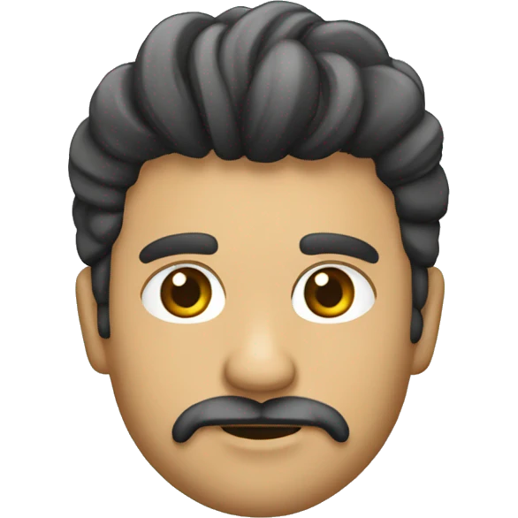 un chontacuro que tenga barba y sombretro  emoji
