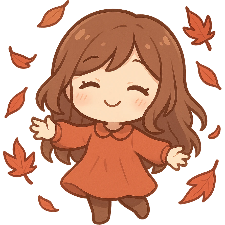 飘洒的红叶 emoji