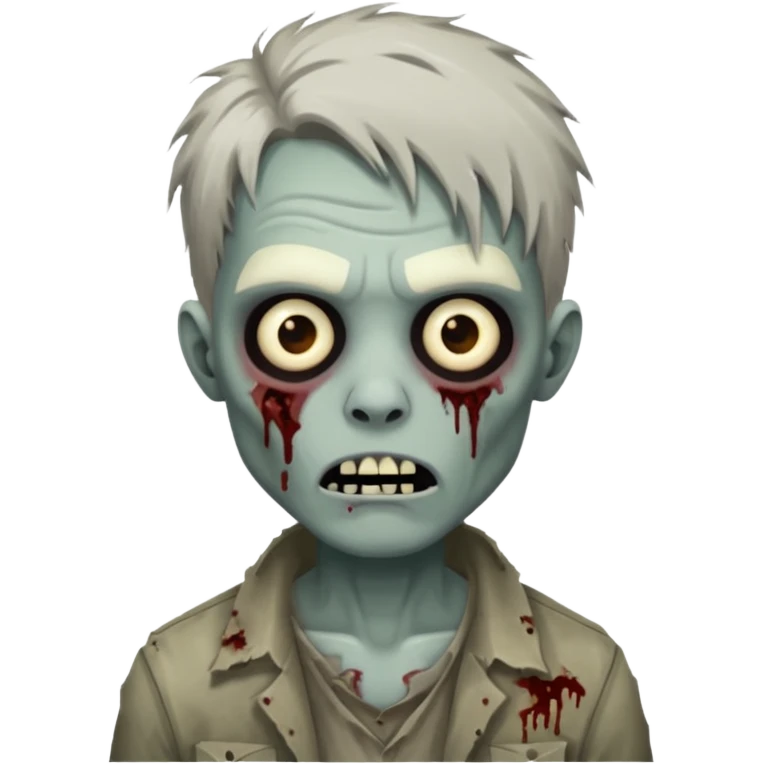 🧟‍♂️ with scene hair emoji