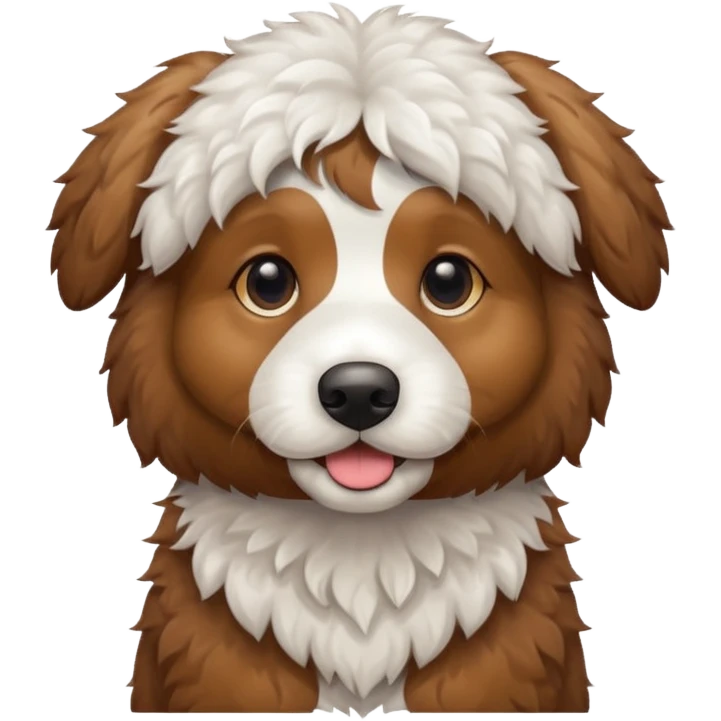 Aussie Doodle dog emoji