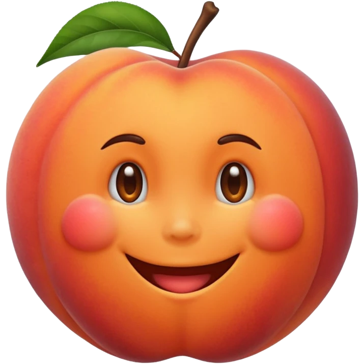 خنده و هلو emoji