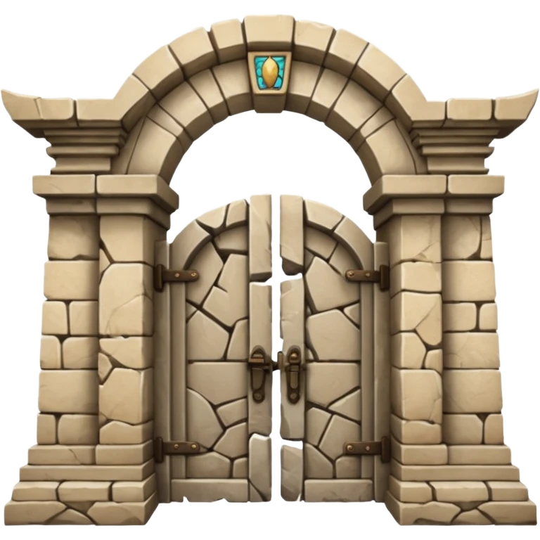 Cracked Temple Gate emoji