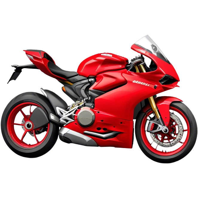 Ducati Panigale (Sportbike) - Ducati Panigale V4 (Model Year: 2022) (Iconic colour: Red) emoji