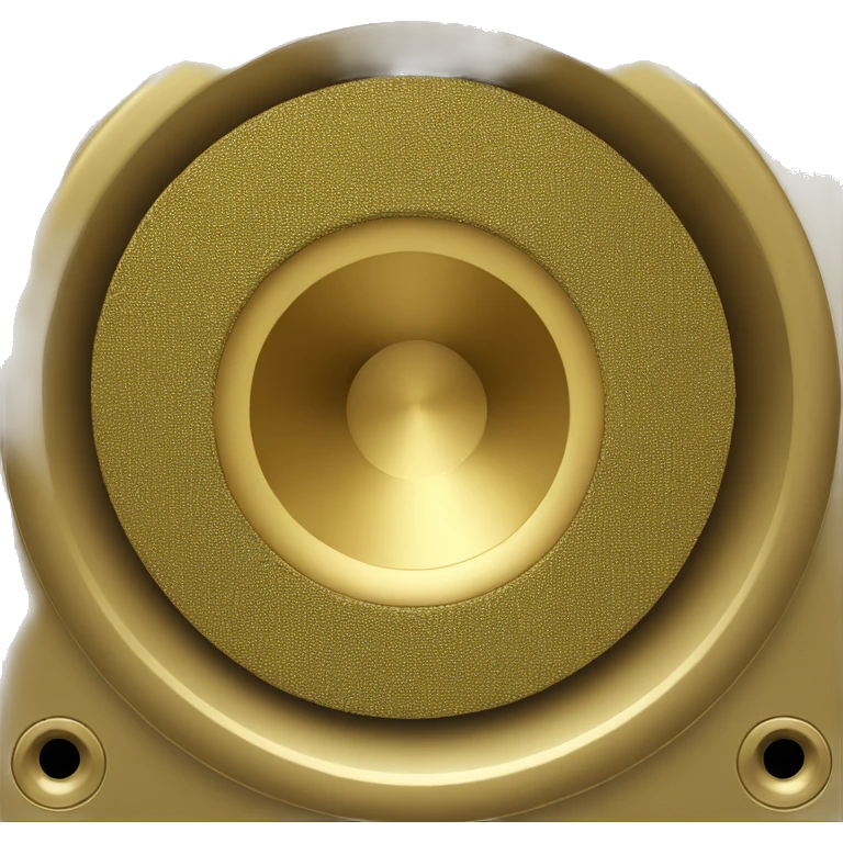 gold loudspeaker Never_AF emoji