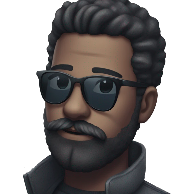 cool dude with shades emoji
