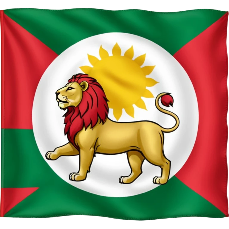 irans flag before revolution 1979 emoji