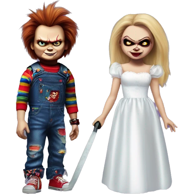 Chucky and the bride of chucky  emoji