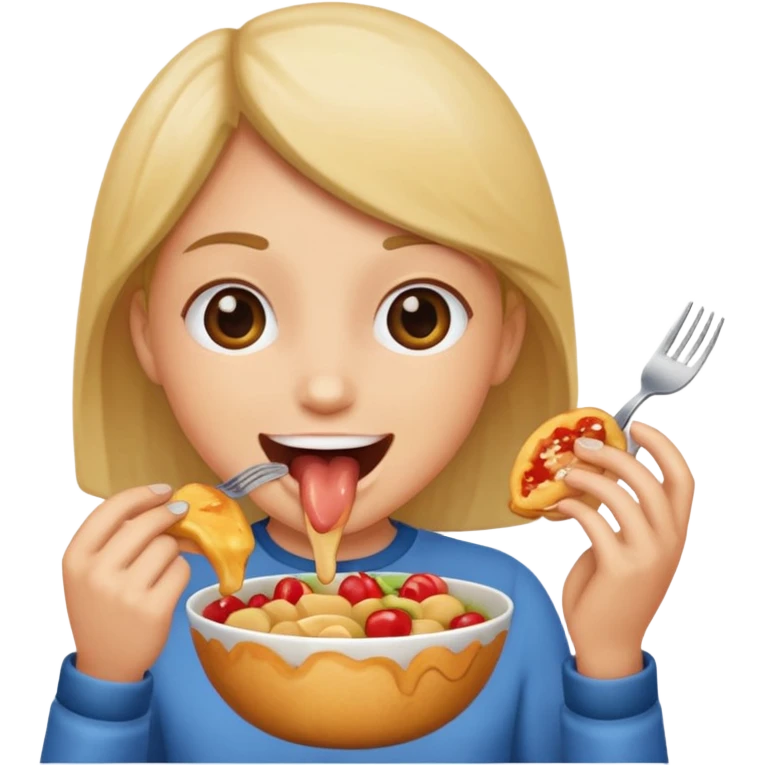 eating emoji