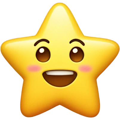 Cute star emoji