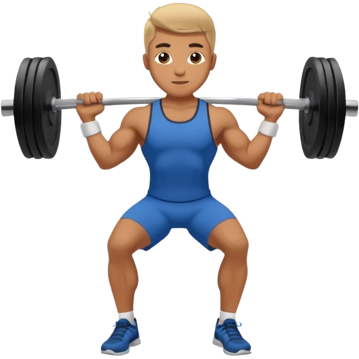 man in body pump  emoji