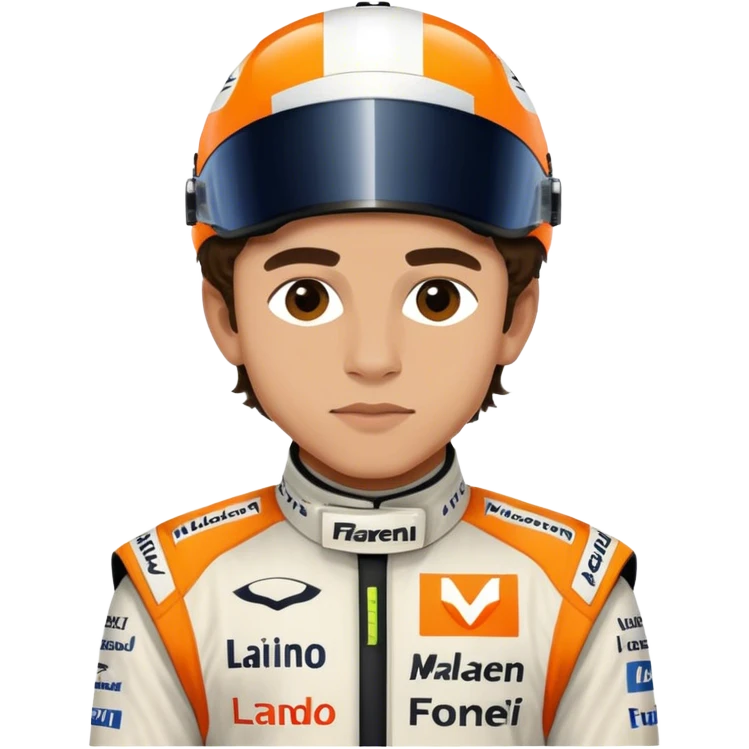 lando norris the mclaren f1 driver emoji