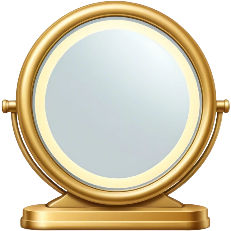 Luxe hotel lighted vanity mirror  emoji
