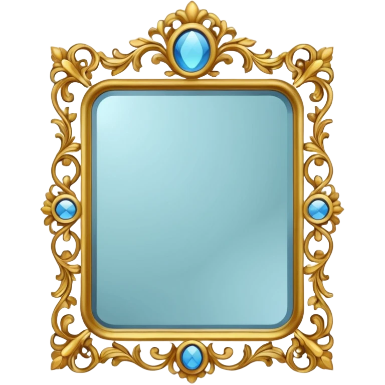 fancy mirror emoji