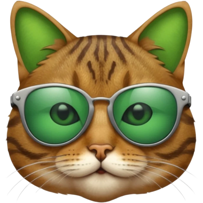 Cat wearing sunglasses emoji