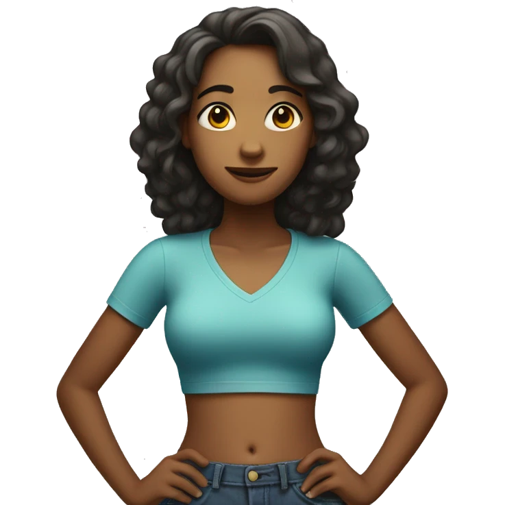 girl with  hands on hips  emoji