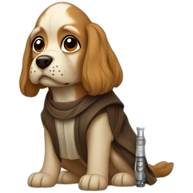 A Jedi Dog emoji
