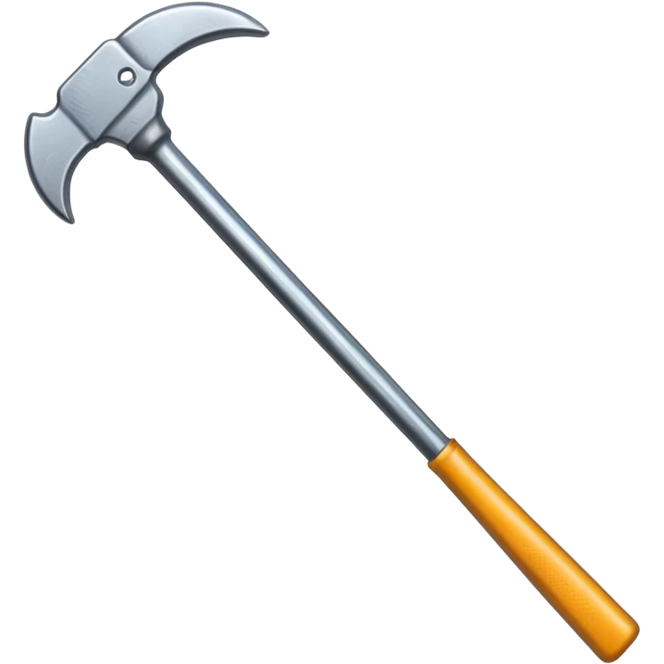 metal crowbar tool emoji