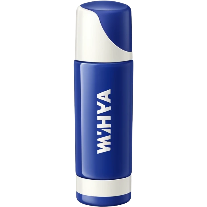 generate an ios genmoji of a NIVEA lip balm emoji