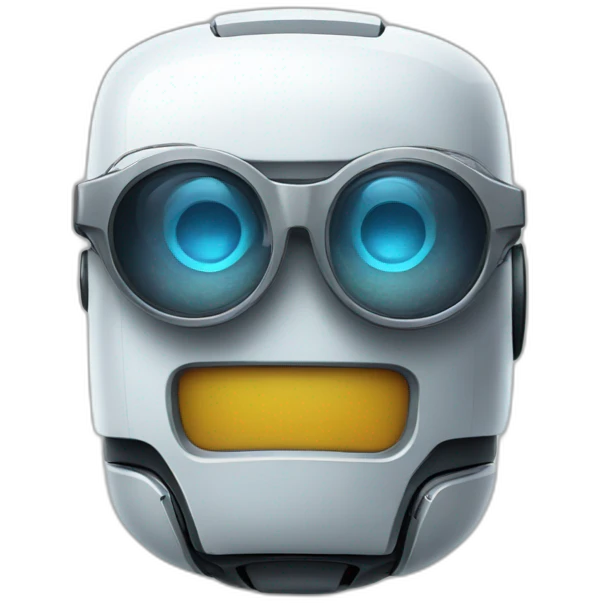 robot with glasses emoji