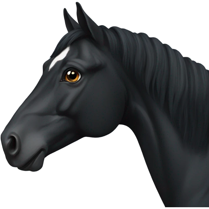 Black horse emoji