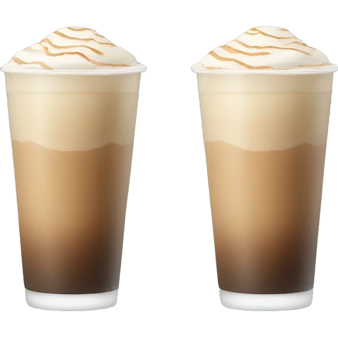 Ice latte emoji