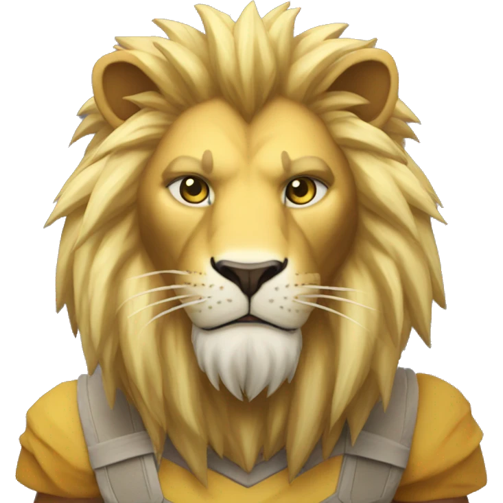 Un lion en super saiyens  emoji