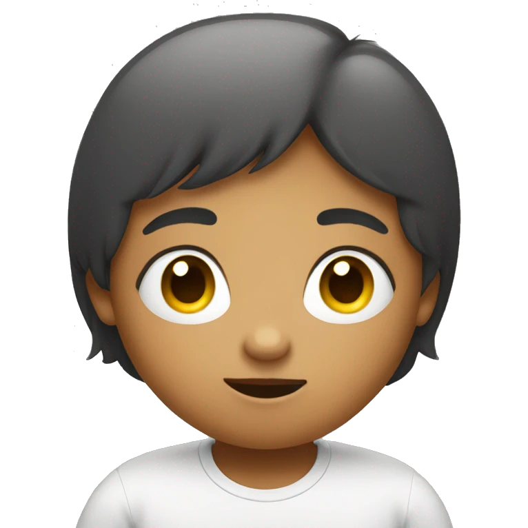 child with speech bubble  emoji